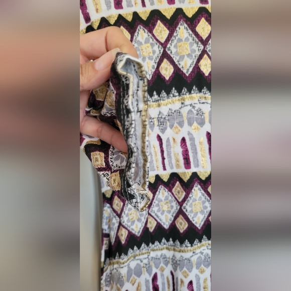 Multicolor Geometric Pattern Dress - Picture 4 of 7